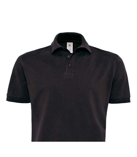 Mens Heavymill Polo Shirt Black B&C