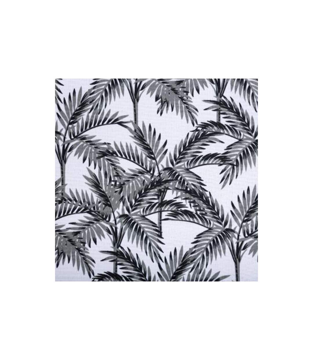 Nappe Antitache Imprimée Palmier 180cm Gris-3