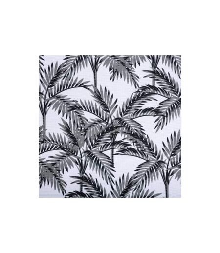 Nappe Antitache Imprimée Palmier 180cm Gris