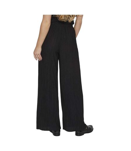 Pantalon fluide noir femme vila viplisa