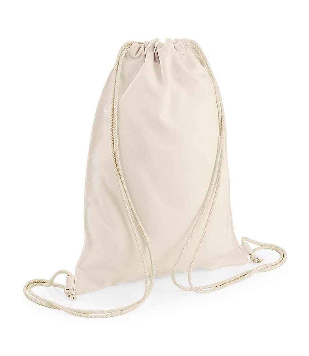Sublimation Drawstring Bag One Size Natural Bagbase-1