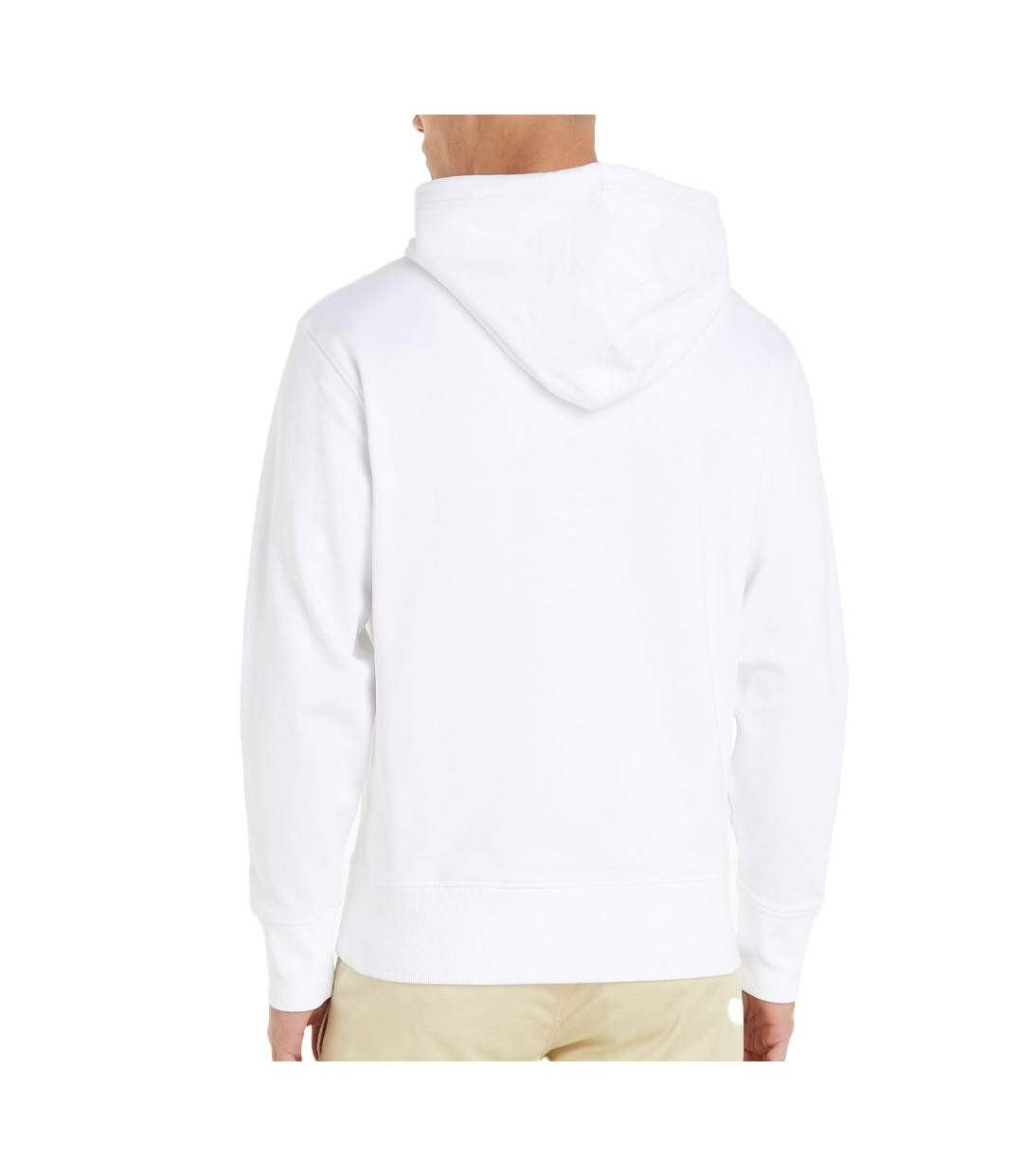 Sweat à capuche Blanc Homme Calvin Klein Jeans Disrupted J30J325429 - L-2