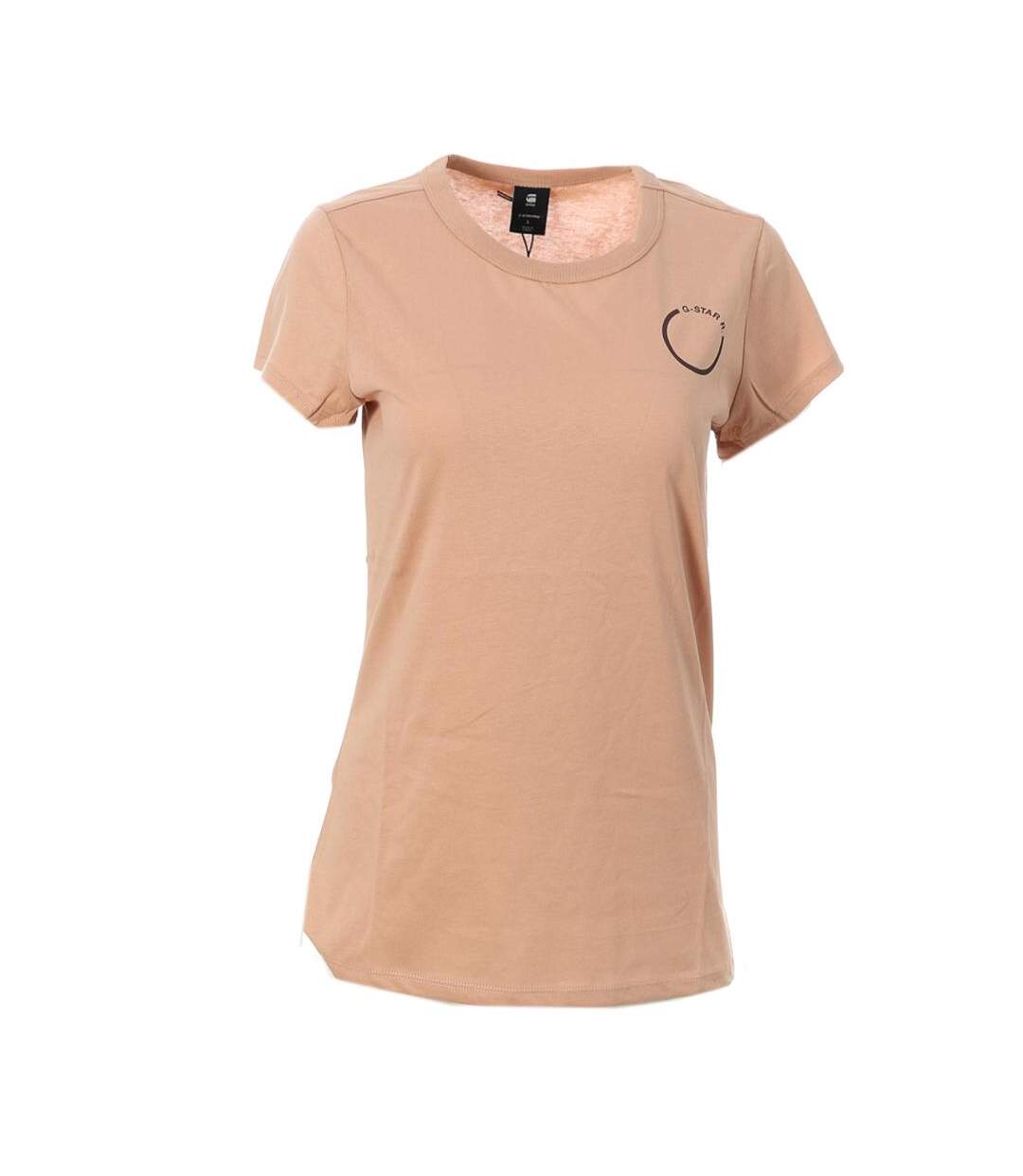 T-shirt Rose Femme  G-Star Raw Circle - L