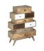 Commode 8 tiroirs en manguier KOVAL - Marron-3
