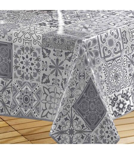 Nappe Toile Cirée Persane 140x240cm Gris