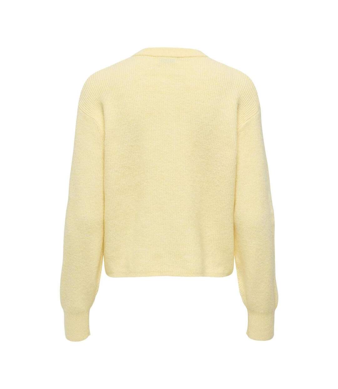 Gilet jaune femme jdy lumi-3