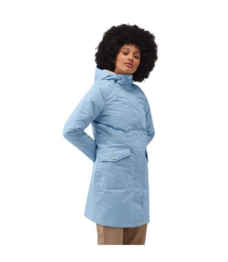 Regatta Womens/Ladies Romine Waterproof Parka (Soft Denim/Light Vanilla) - UTRG8077