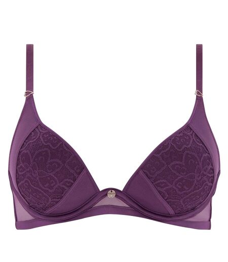Soutien-gorge coques moulées violet Louna