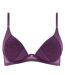 Soutien-gorge coques moulées violet Louna-1