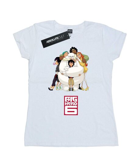 Disney - T-shirt BIG HERO BAYMAX HUG - Femme (Blanc) - UTBI15041