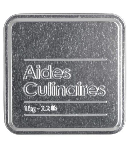 Boîte Aides Culinaires Relief II 17cm Noir