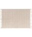 Tapis Déco à Franges Kalinda 120x170cm Blanc-1