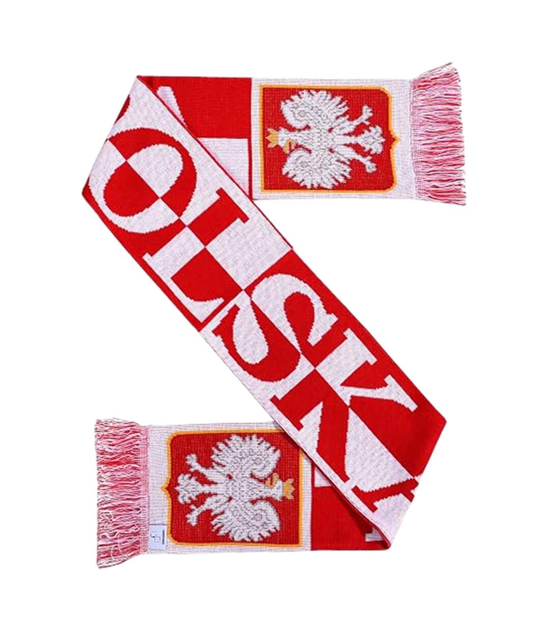 Écharpe Motif/style Emblème Taille Unique Blanc Rouge Poland FA-1