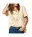 T-Shirt beige femme kaporal solar-1