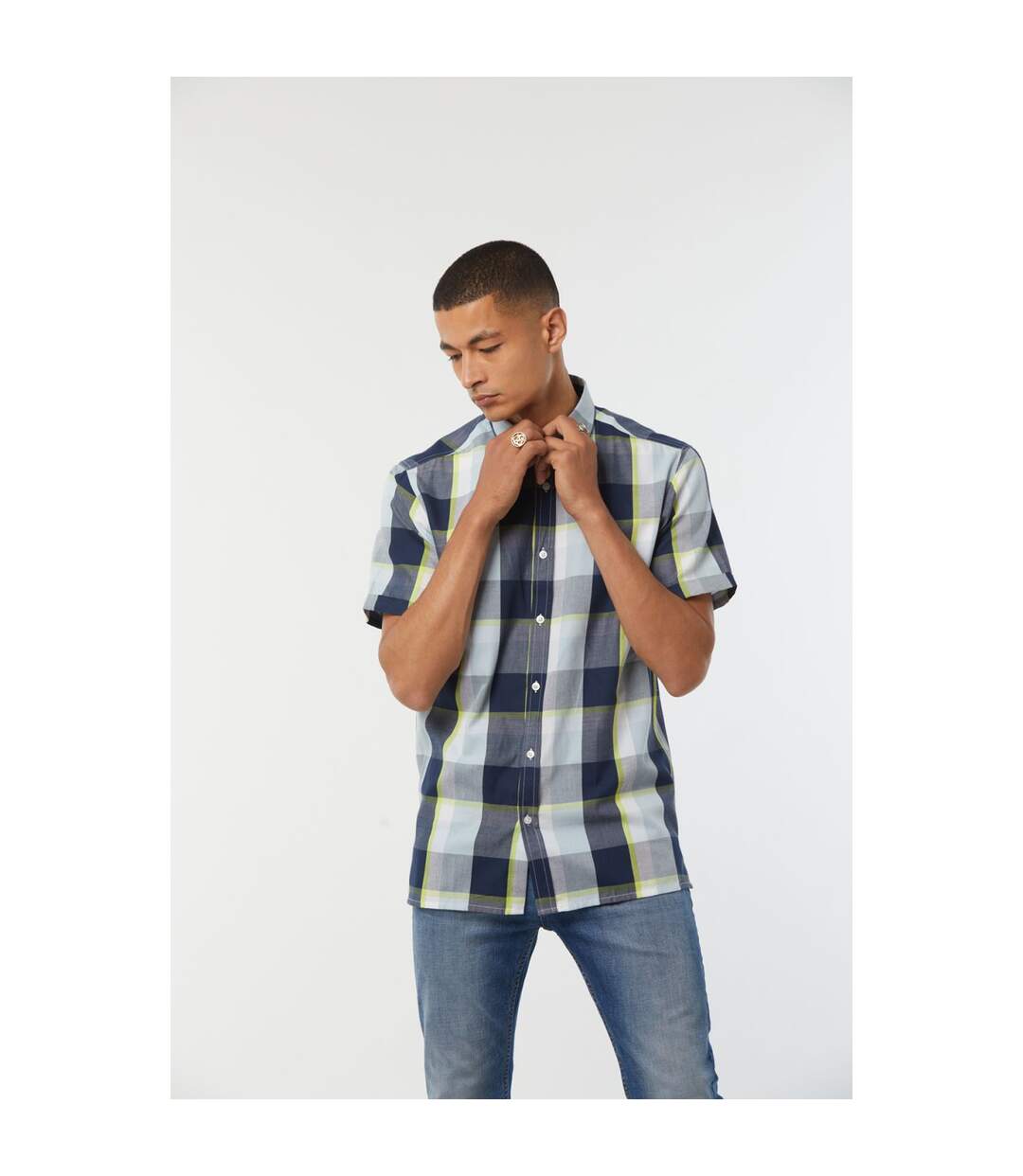 Chemise manches courtes coton relax DOPLIS-5