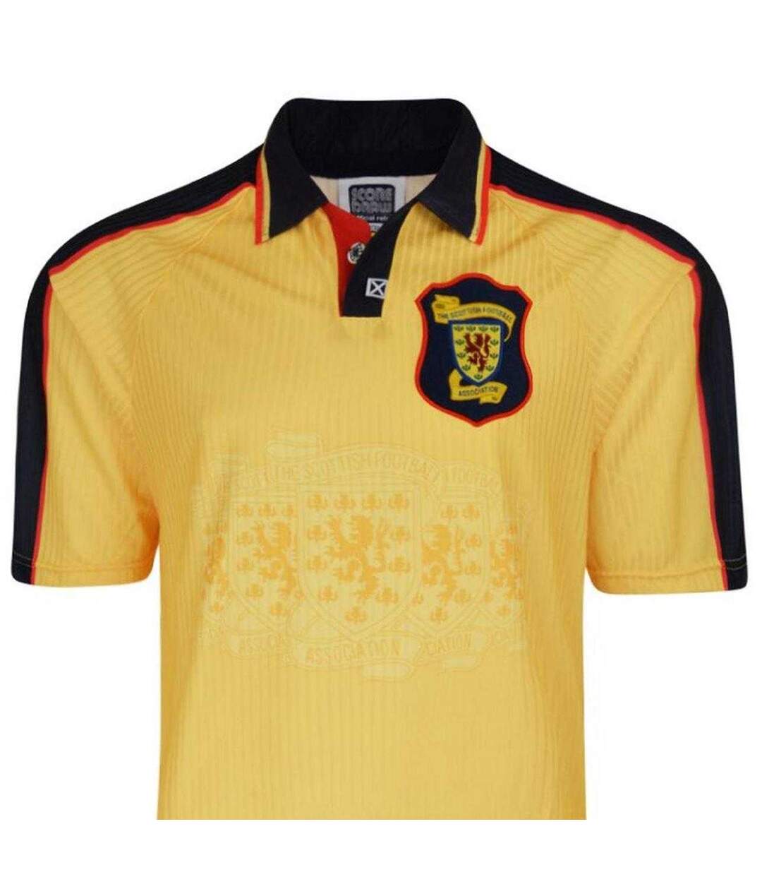 Maillot Extérieur Motif/style Écosse Homme Jaune Bleu Score Draw-3