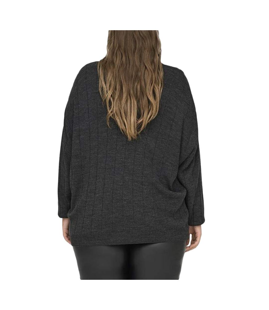 Pull gris femme only carmakoma tess-2