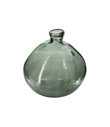 Vase Ballon en Verre Recyclé Uly 33cm Kaki