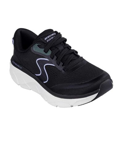 Womens/ladies d´lux walker 2.0 active pace trainers black Skechers