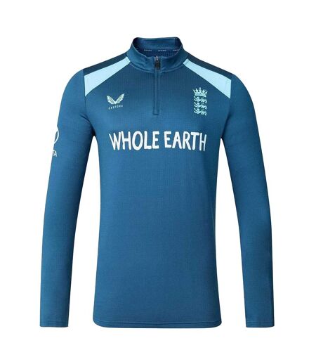 Mens England Cricket Base Layer Top Ensign Blue Castore