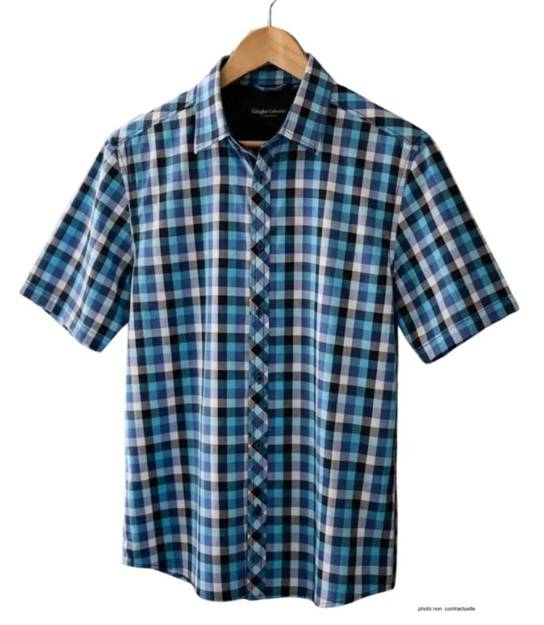 CHALLENGER B3141A - Chemisettes manches courtes pour homme : le confort d'un entretien facile au quotidien-2