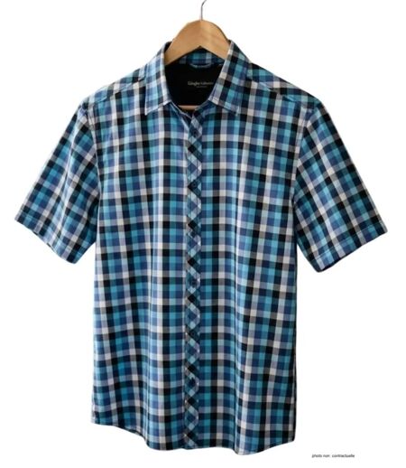 CHALLENGER B3141A - Chemisettes manches courtes pour homme : le confort d'un entretien facile au quotidien