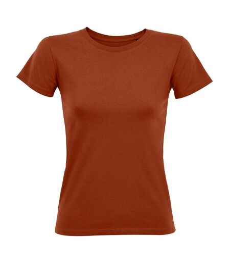 SOLS Womens/Ladies Regent Fit T-Shirt (Terracotta) - UTPC3573