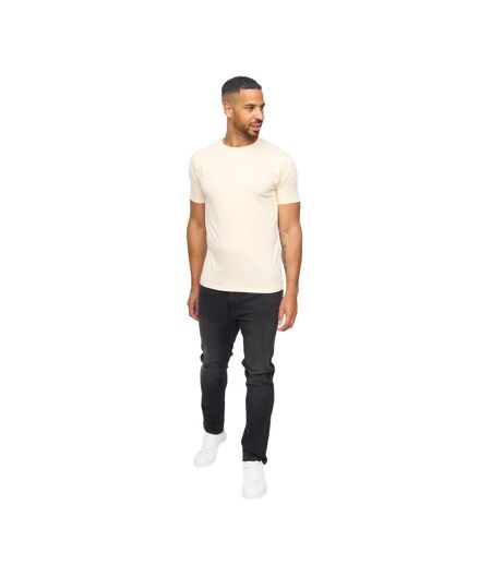 Mens Amonite T-shirt Beige Bewley & Ritch