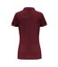 Asquith & Fox Womens/Ladies Plain Short Sleeve Polo Shirt (Burgundy)