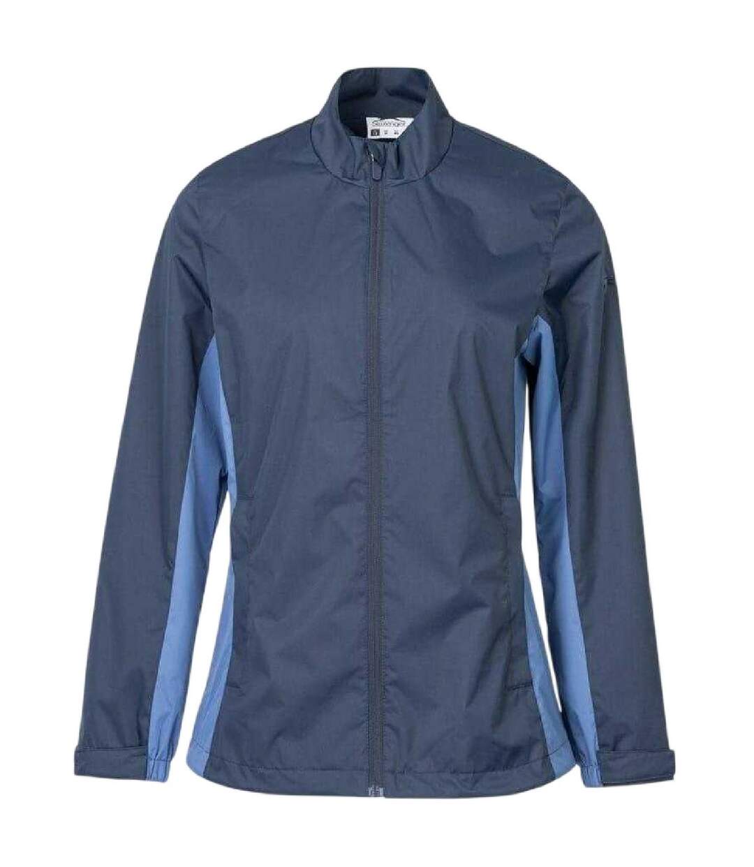 Veste Motif/style Panneau Contrasté Femme Bleu Marine Slazenger-1