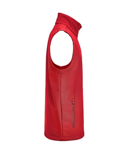 Veste Sans Manches Motif/style Vallée Homme Rouge James Harvest