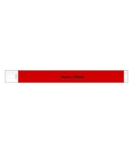 Makero Tyvek Wristband (Pack of 1000) (Red)