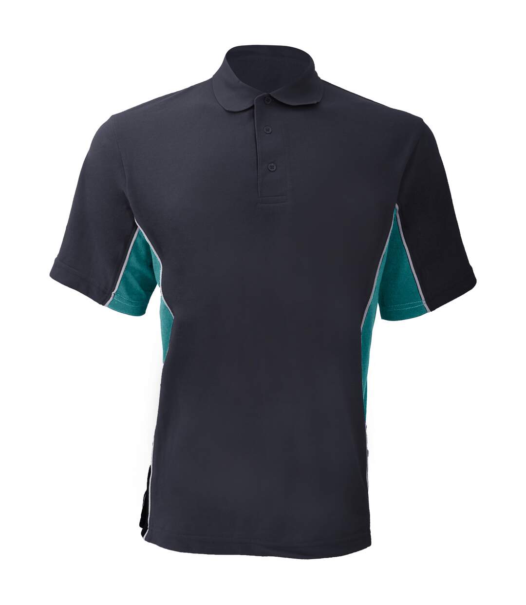 Polo à manches courtes homme bleu marine/turquoise GAMEGEAR-1