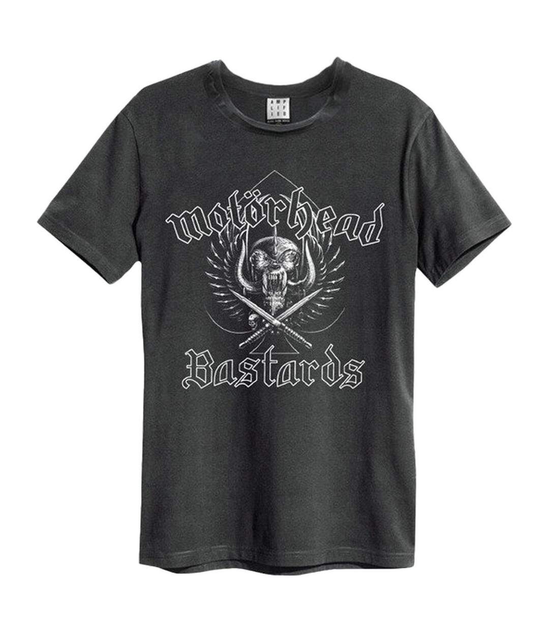 T-shirt Bastards Adulte Charbon Amplified-1