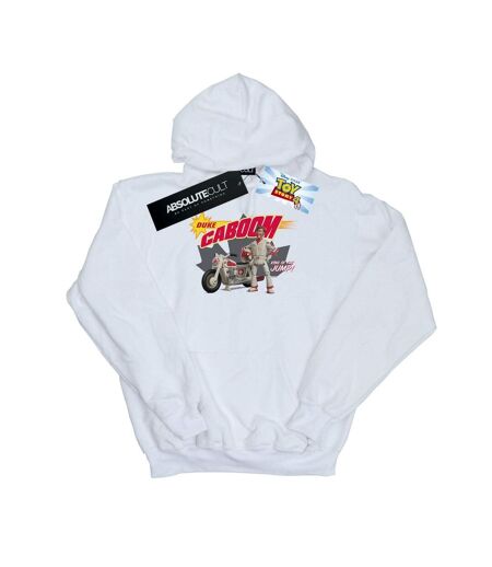 Disney - Sweat à capuche TOY STORY DUKE CABOOM KING OF THE JUMP - Femme (Blanc) - UTBI15216