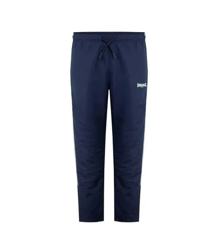 Mens Twin Stripe Tracksuit Bottoms Navy Lonsdale