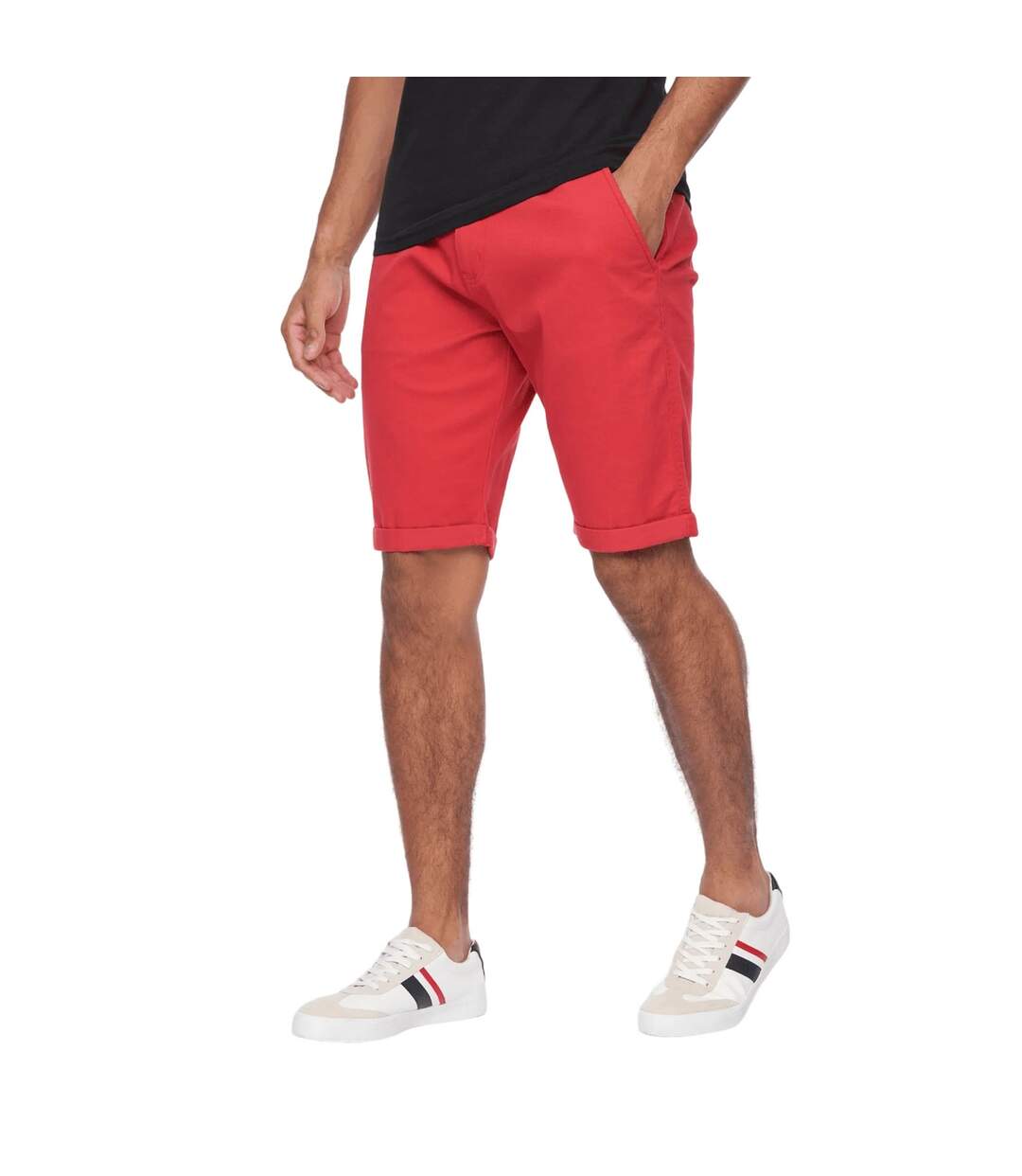 Short sinwood homme rouge Crosshatch-1