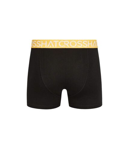 Crosshatch Mens Kamzon Boxer Shorts (Pack of 2) (Yellow) - UTBG855