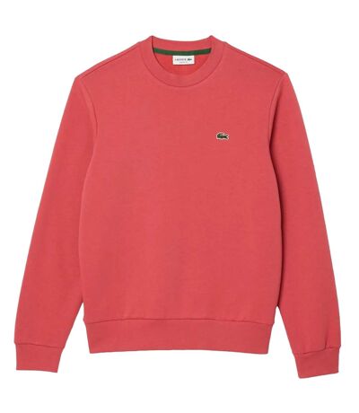 Unisex Adult Fleece Crew Neck Sweatshirt Red Lacoste