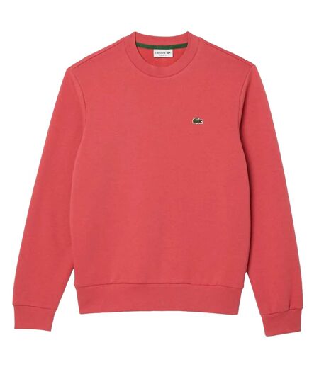 Unisex Adult Fleece Crew Neck Sweatshirt Red Lacoste