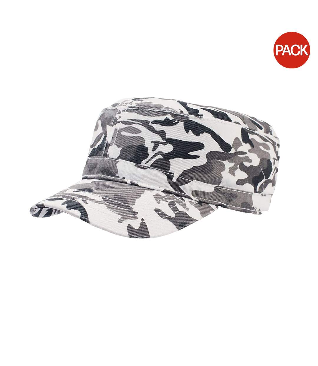 Lot de 2  casquettes militaire adulte camouflage blanc Atlantis-1