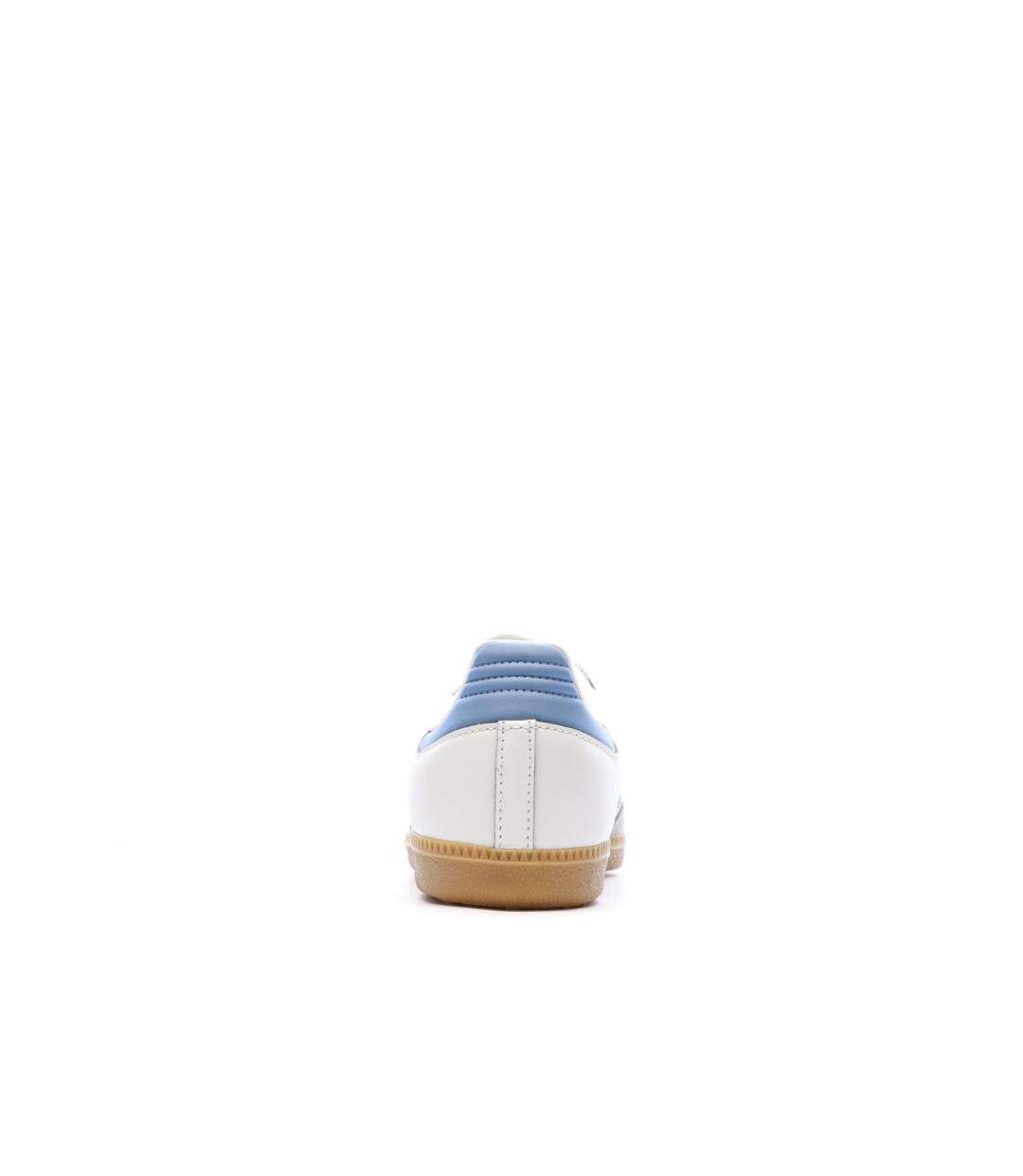 Baskets blanc/bleu femme adidas samba-3