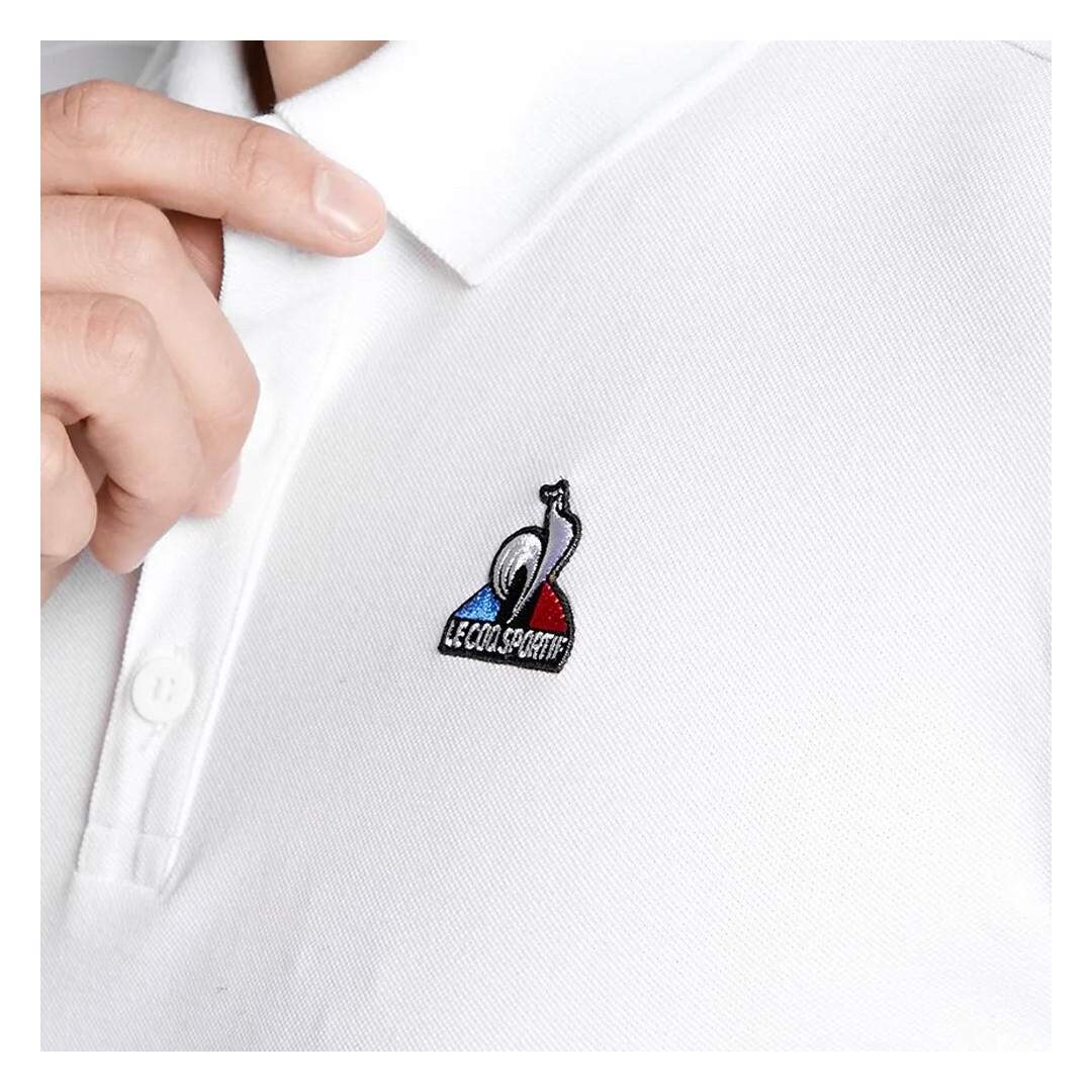 Polo Blanc Homme Le Coq Sportif Essential N°1 - M-3