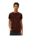 Mens Embroidered Logo Loose T-shirt Brown Tommy Jeans-1