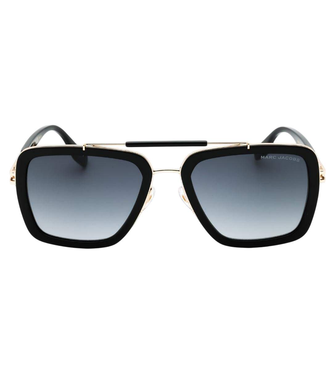 Lunettes De Soleil Motif/style Dégradé Femme Taille Unique Gris Noir Marc Jacobs-1