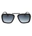 Lunettes De Soleil Motif/style Dégradé Femme Taille Unique Gris Noir Marc Jacobs-1