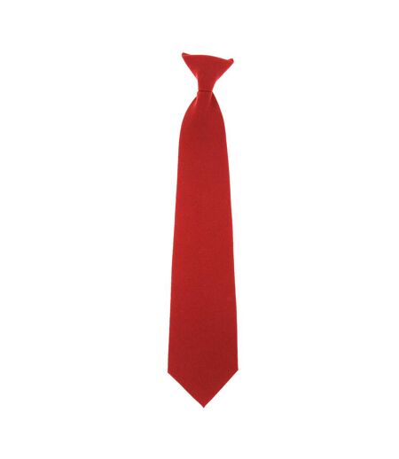 Cravate à clipser Yoko (Lot de 4) (Rouge) (Taille unique) - UTBC4157