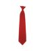 Cravate à clipser Yoko (Lot de 4) (Rouge) (Taille unique) - UTBC4157