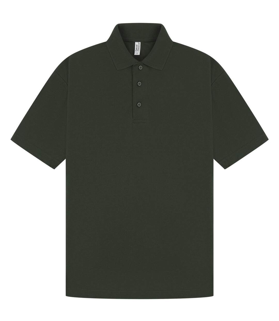Polo Manches Courtes Homme Vert Forêt Casual-1