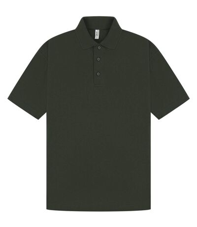 Polo Manches Courtes Homme Vert Forêt Casual